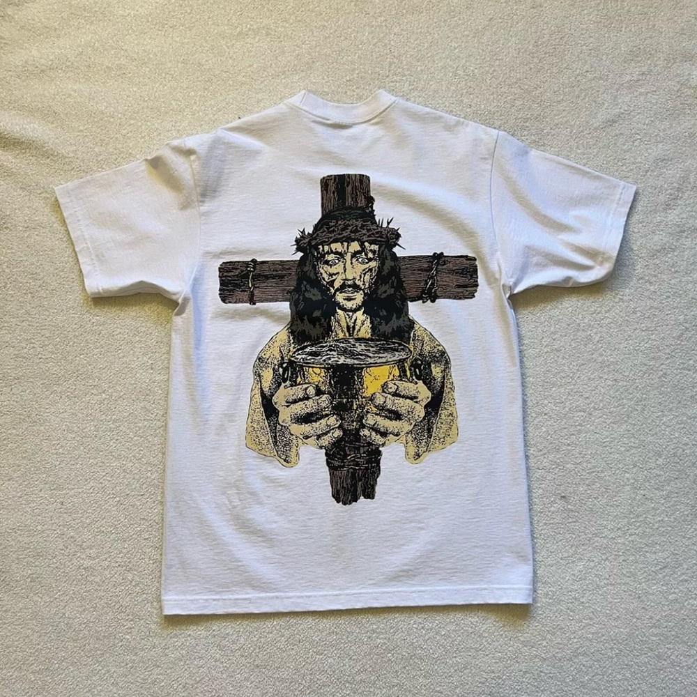 White heavens Jesus t shirt